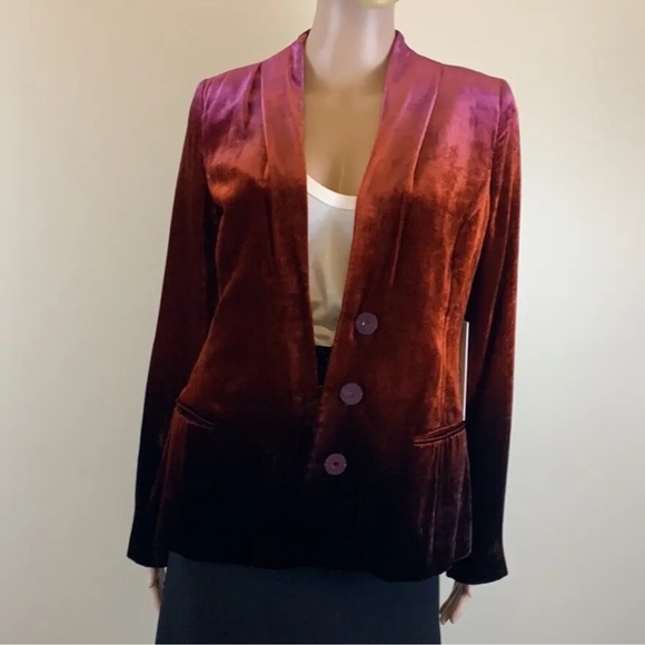 Cushnie Shawl Collar Velvet Blazer - Picture 6 of 10